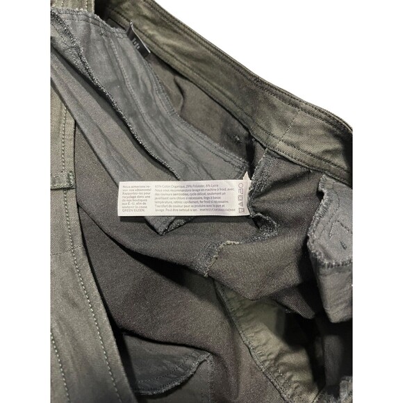 Eileen Fisher Project Women's Green Organic Cotton Blend Jeans Denim Size 14 - Picture 5 of 11